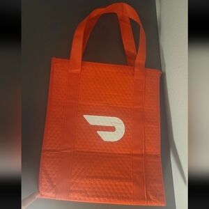 Doordash Logo - Insulated Food Red Bag Zippered